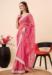 Picture of Resplendent Net Hot Pink Saree