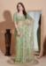 Picture of Sublime Net Dark Sea Green Saree