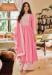 Picture of Georgette Light Coral Straight Cut Salwar Kameez