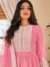 Picture of Georgette Light Coral Straight Cut Salwar Kameez