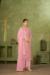 Picture of Georgette Dark Salmon Straight Cut Salwar Kameez