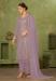 Picture of Amazing Georgette Purple Straight Cut Salwar Kameez