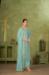 Picture of Georgette Dark Sea Green Straight Cut Salwar Kameez