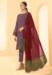 Picture of Beauteous Georgette Purple Straight Cut Salwar Kameez