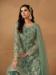 Picture of Net Dark Slate Grey Straight Cut Salwar Kameez