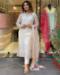 Picture of Superb Organza Ghost White Readymade Salwar Kameez