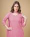 Picture of Georgette Pale Violet Red Readymade Salwar Kameez