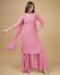 Picture of Georgette Pale Violet Red Readymade Salwar Kameez