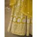 Picture of Georgette Dark Golden Rod Anarkali Salwar Kameez