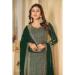 Picture of Georgette Dark Slate Grey Straight Cut Salwar Kameez