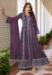 Picture of Georgette Dim Gray Anarkali Salwar Kameez