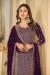 Picture of Stunning Georgette Purple Straight Cut Salwar Kameez