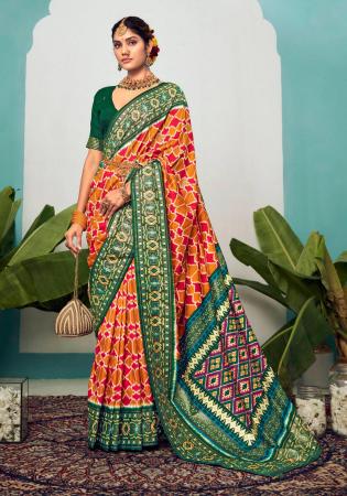 Picture of Well Formed Cotton & Silk Chocolate Saree