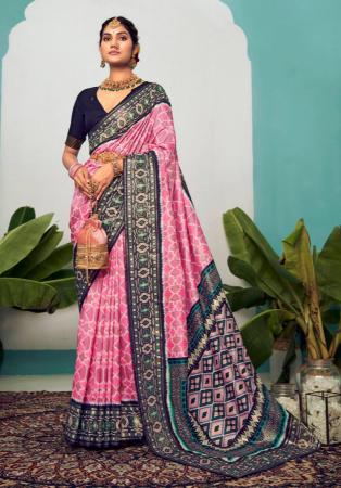 Picture of Charming Cotton & Silk Pale Violet Red Saree