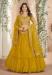 Picture of Statuesque Georgette Dark Golden Rod Lehenga Choli