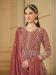 Picture of Classy Georgette Brown Anarkali Salwar Kameez