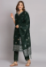 Picture of Cotton & Silk Dark Slate Grey Readymade Salwar Kameez