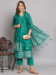 Picture of Cotton & Silk Sea Green Readymade Salwar Kameez