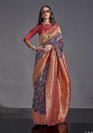 Picture of Magnificent Silk Dim Gray Saree