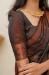 Picture of Grand Silk Saddle Brown Saree