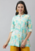 Picture of Fine Rayon Powder Blue Kurtis & Tunic