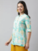 Picture of Fine Rayon Powder Blue Kurtis & Tunic