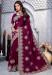 Picture of Delightful Crepe & Silk Maroon Saree