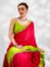 Picture of Ravishing Georgette Red Saree