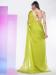 Picture of Stunning Georgette & Silk Yellow Green Saree