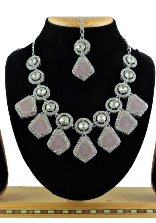 Picture of Nice Pink Necklace Set