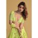 Picture of Georgette & Net & Organza Burly Wood Lehenga Choli