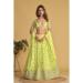 Picture of Georgette & Net & Organza Burly Wood Lehenga Choli