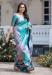 Picture of Ideal Silk Steel Blue Saree