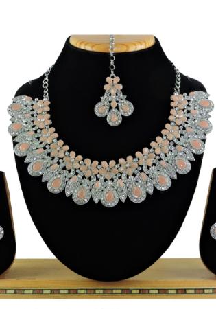 Picture of Statuesque Rosy Brown Necklace Set