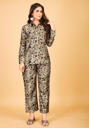 Picture of Ideal Chiffon Dim Gray Kurtis & Tunic