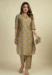 Picture of Splendid Chiffon Dark Khaki Kurtis & Tunic