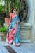 Picture of Comely Silk Steel Blue Saree