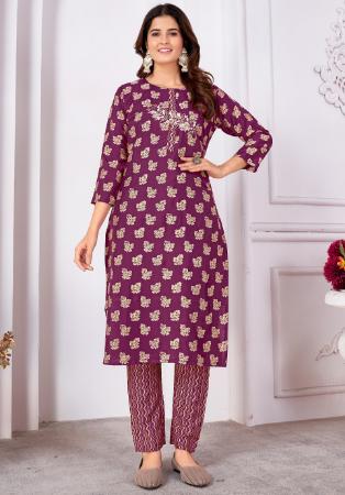 Picture of Magnificent Rayon Brown Kurtis & Tunic