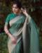 Picture of Ideal Silk Sea Green Saree