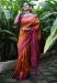 Picture of Alluring Silk Orange Saree