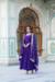 Picture of Resplendent Georgette Purple Readymade Gown