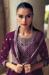 Picture of Appealing Georgette Brown Straight Cut Salwar Kameez