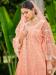 Picture of Stunning Net Coral Straight Cut Salwar Kameez