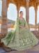 Picture of Superb Net Dark Sea Green Anarkali Salwar Kameez