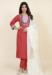 Picture of Graceful Crepe Indian Red Readymade Salwar Kameez