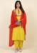 Picture of Appealing Crepe Golden Rod Readymade Salwar Kameez