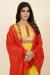 Picture of Appealing Crepe Golden Rod Readymade Salwar Kameez