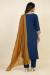 Picture of Classy Crepe Navy Blue Readymade Salwar Kameez