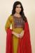 Picture of Wonderful Crepe Chocolate Readymade Salwar Kameez