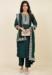 Picture of Chiffon & Silk Sea Green Readymade Salwar Kameez